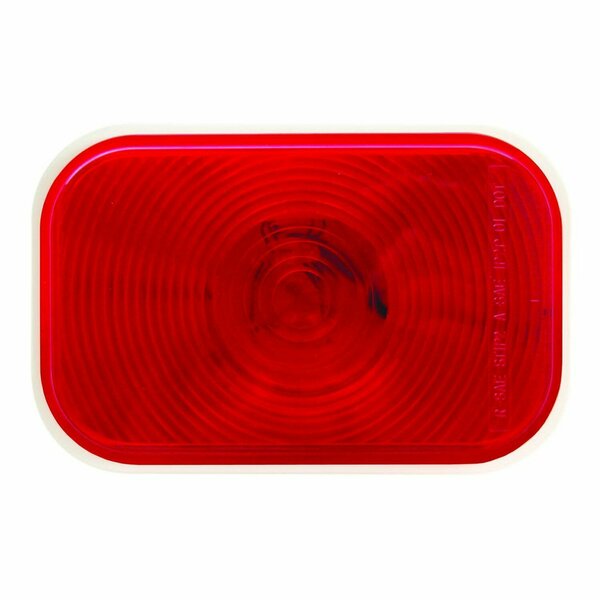 Optronics Red Rectangle Grommet Mount Stop/Turn/Tail Light ST33RB